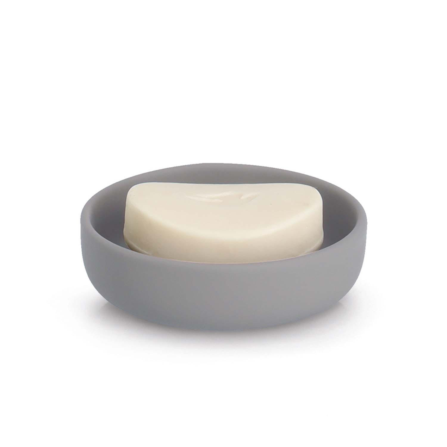 SEIFENSCHALE - Keramik, Grau - Grau, Keramik (11.2/3.3/11.2cm) - Zeller Present