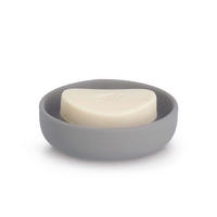 SEIFENSCHALE - Keramik, Grau - Grau, Keramik (11.2/3.3/11.2cm) - Zeller Present