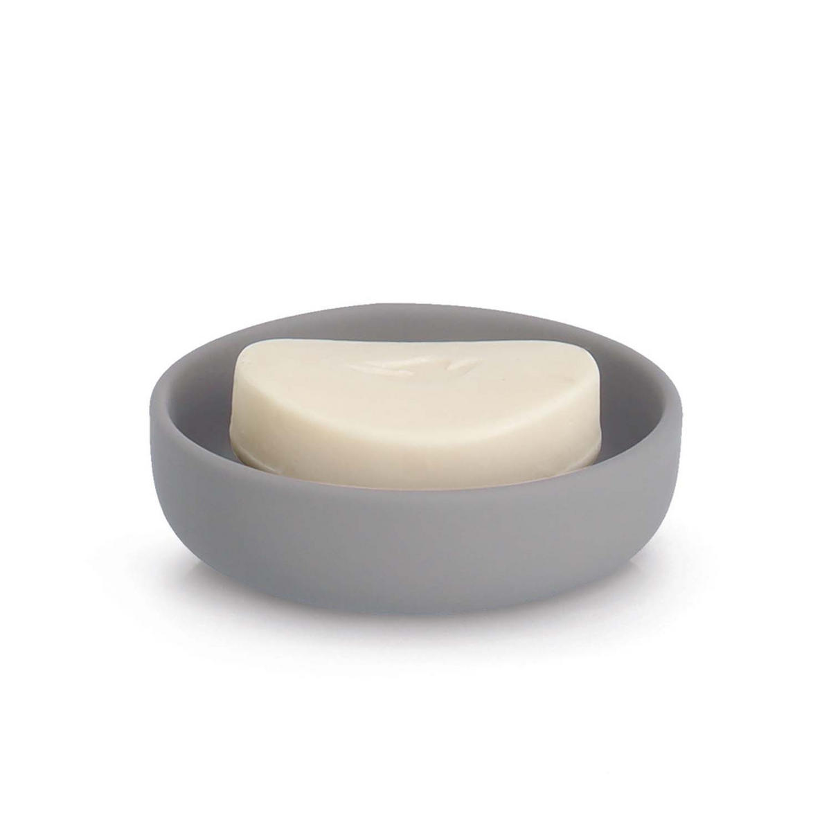 SEIFENSCHALE - Keramik, Grau - Grau, Keramik (11.2/3.3/11.2cm) - Zeller Present