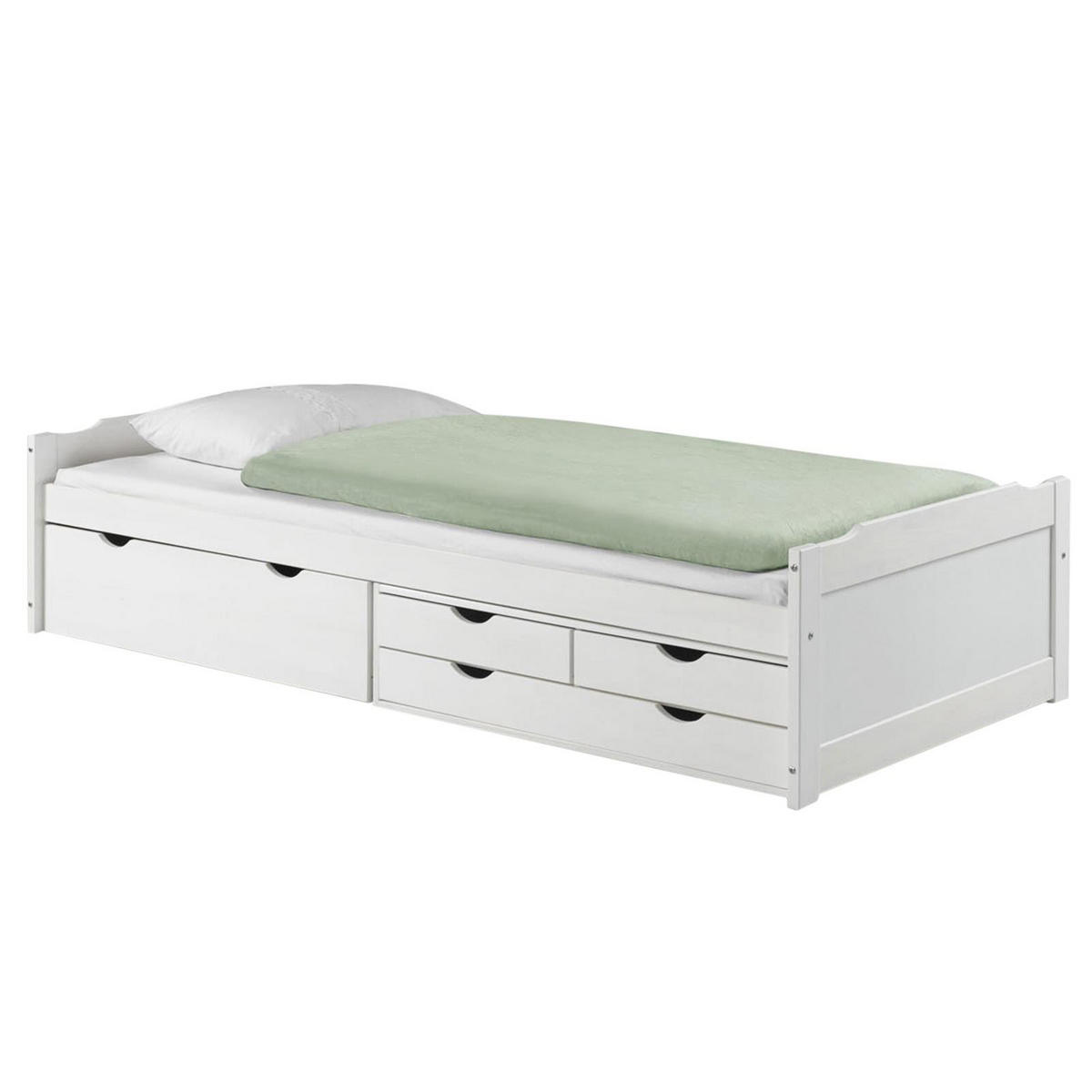 FUNKTIONSBETT ANDREA 90X200 CM - Weiß, Holz (99/49/205cm) - IDIMEX