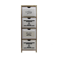 KOMMODE Weiß 24/24/97 cm - Weiß, Naturmaterialien (24/97/24cm) - Mobili Rebecca