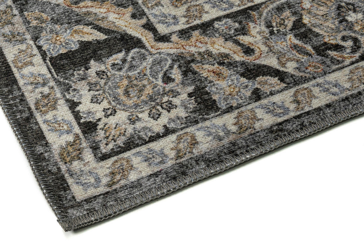 TEPPICH RITZ Dunkelgrau 80/150 cm - Dunkelgrau, Textil (80/150cm) - Tapiso