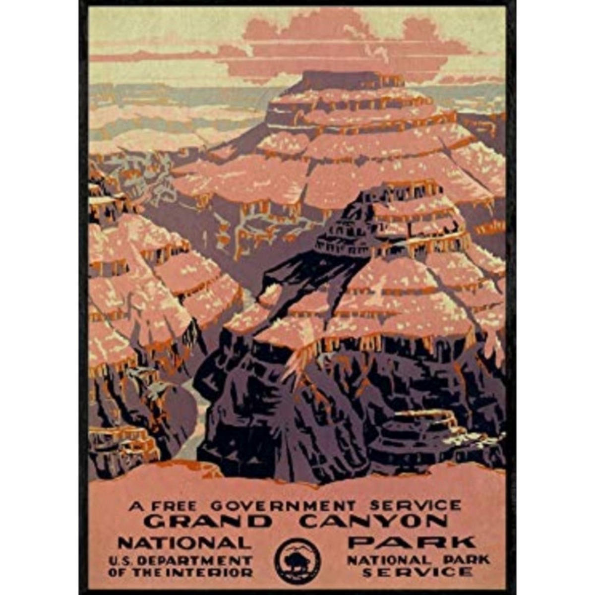 POSTER Amerika Grand Canyon A3 Rahmenlos - Klar, Papier (29.7/5/42cm) - Nacnic