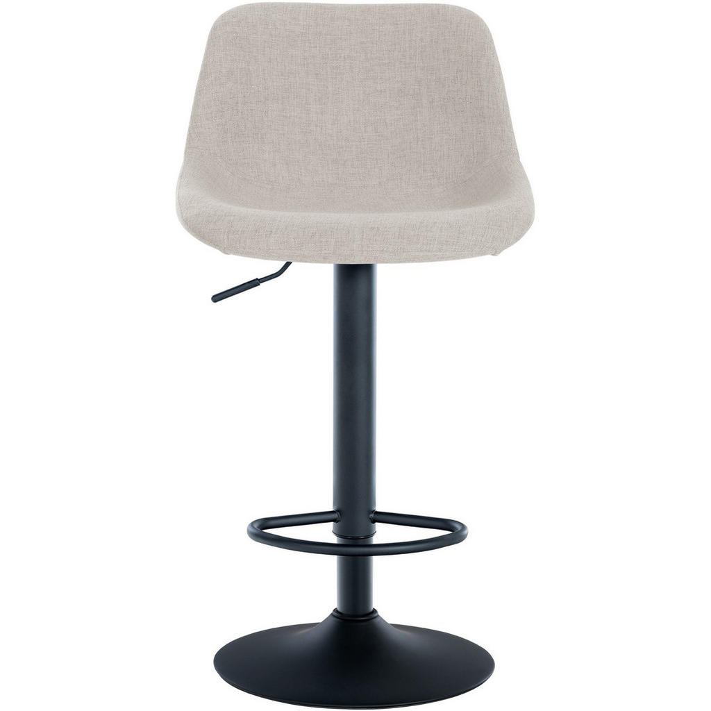 Thumbnail - CLP Barhocker, Creme, Textil, 43x79x49 cm, Esszimmer, Barmöbel, Barhocker