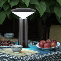 LED TISCHLEUCHTE Schwarz Metall - Schwarz, Kunststoff (14/14/21cm)