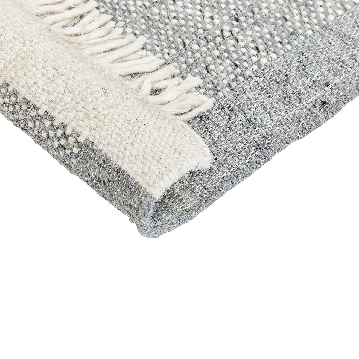 KURZFLOR-TEPPICH Tatlisu 150/80 cm - Grau, Textil (80/150cm) - Beliani