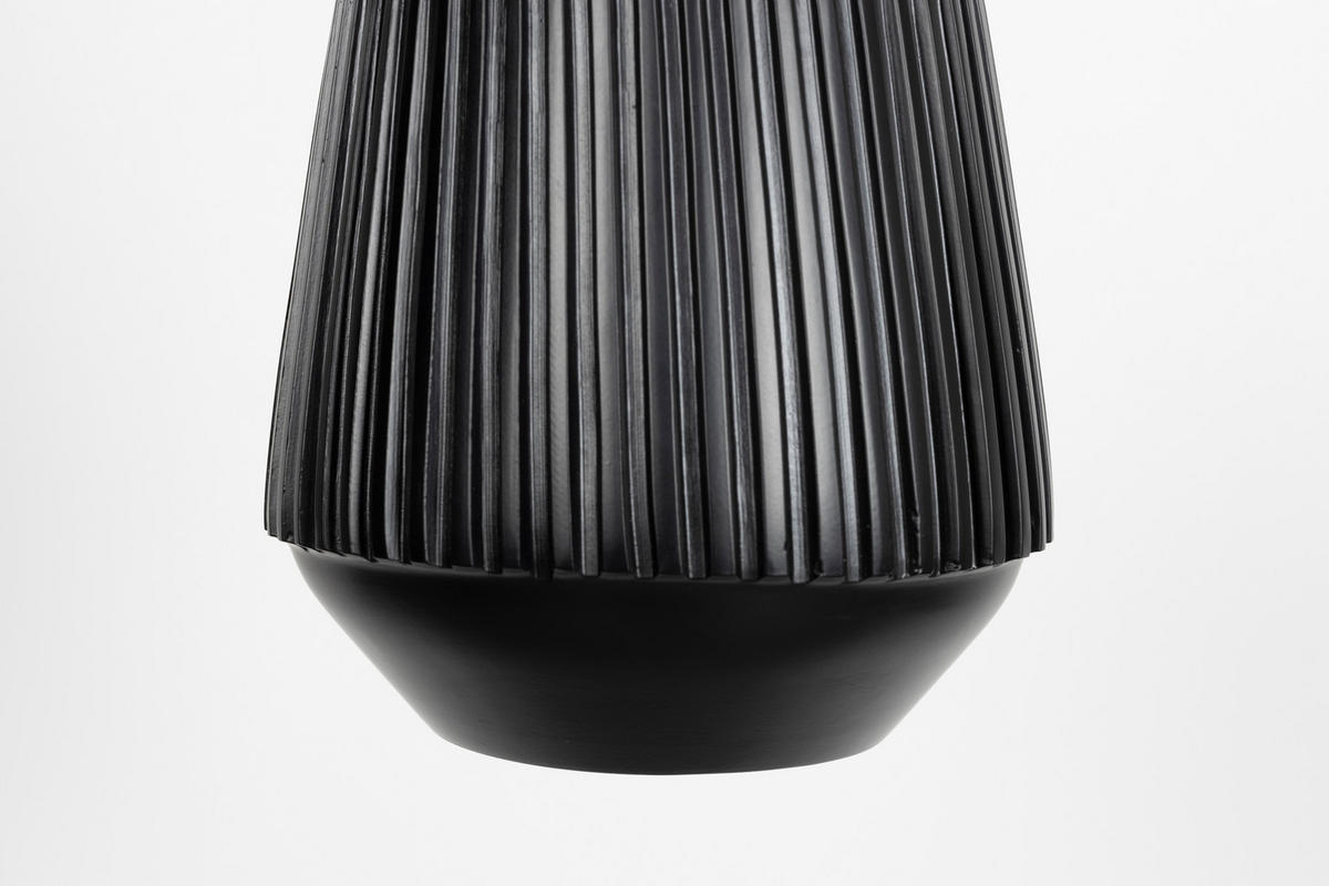 HÄNGELAMPE Aysa - Schwarz - 20/20/200 cm - Schwarz, Kunststoff (20/20/200cm)