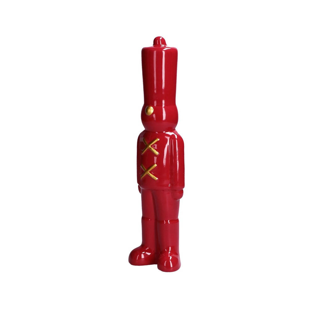 DEKORATIVE FIGUR Rot 6.5/5/26 cm H226600005 - Rot, Keramik (5/26/6.5cm) - Rituali Domestici 