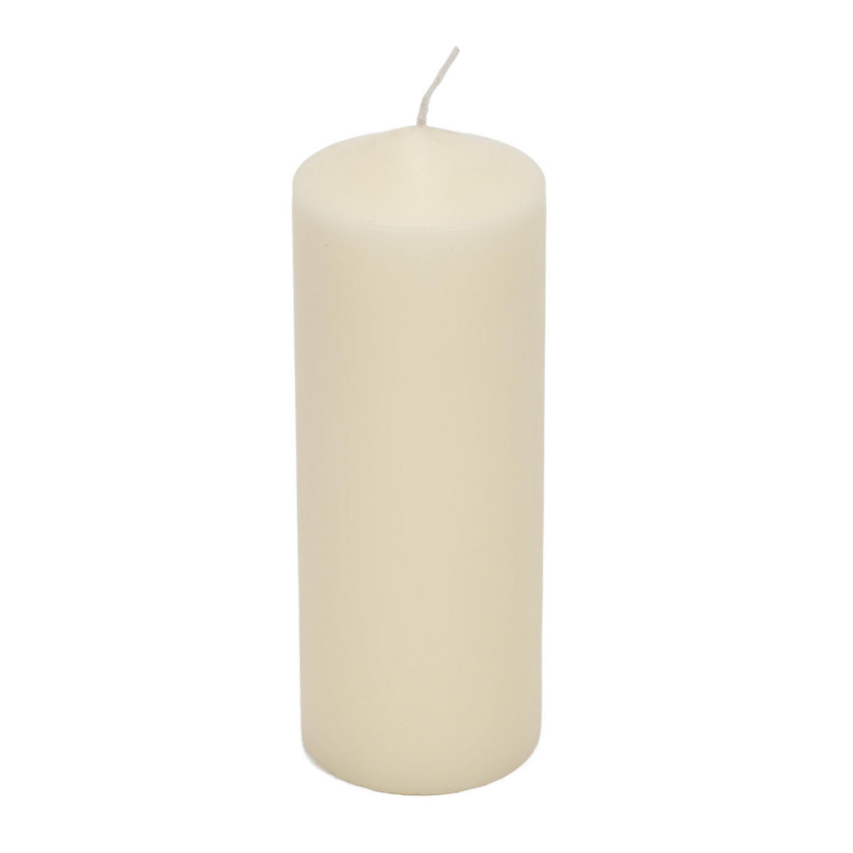 KERZE aus Paraffin 7/7/20 cm - Beige, Paraffin (7/20/7cm) - Home Styling Collection