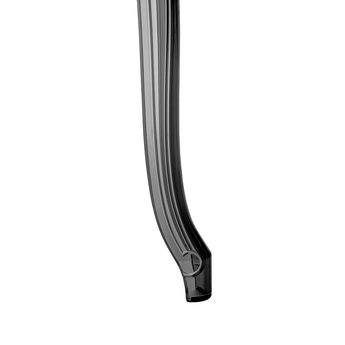 ESSZIMMERSTUHL 2er-Set Kunststoff schwarz VERMONT II - Schwarz, Kunststoff (52/98/53cm) - Beliani