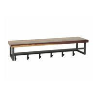 GARDEROBE ADELIA Grau Nussbaum - Grau, Metall (100/27/30cm) - KAWOLA