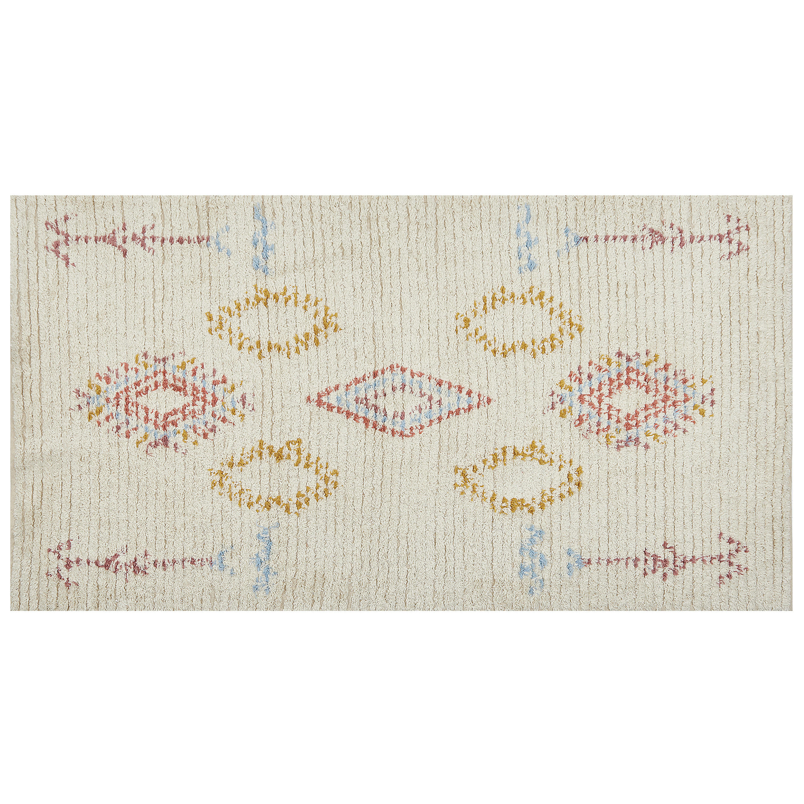 KURZFLOR-TEPPICH Bettiah 150/80 cm - Beige, Textil (80/150cm) - Beliani