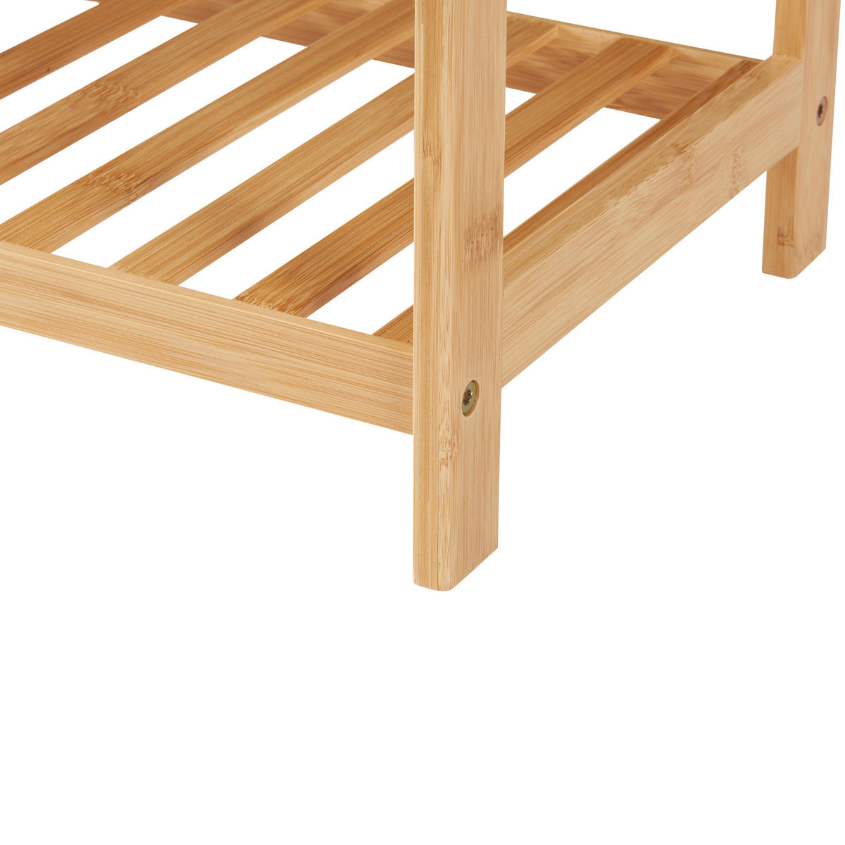 SCHUHREGAL Dammfleth - Naturfarben, Holz (67.5/55/27cm) - [en.casa]