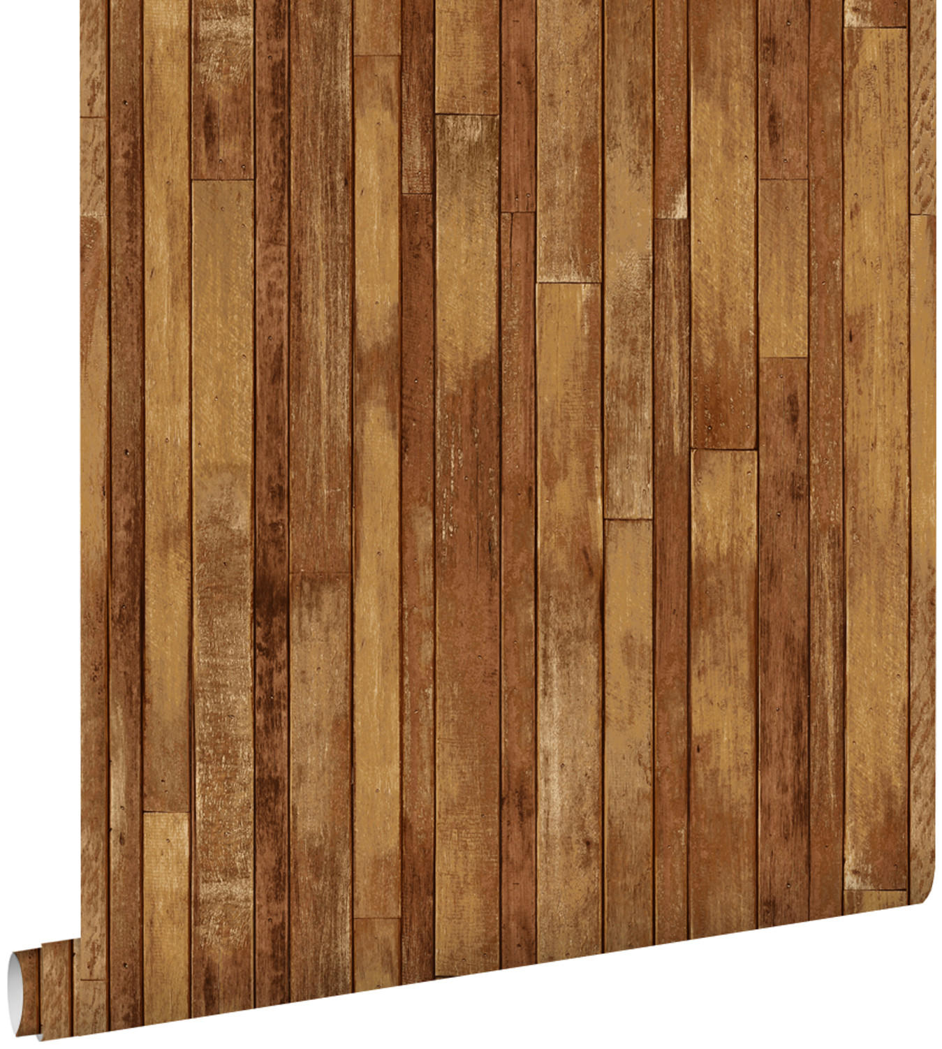 TAPETE Holz-Optik 53 cm x 10.05 m - Braun, Papier (53/1000cm) - ESTAhome