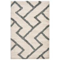 KOUPELNOVÁ PŘEDLOŽKA Béžová 60/90 cm Garhi - tmavě šedá/béžová, textil (60/90cm) - Beliani
