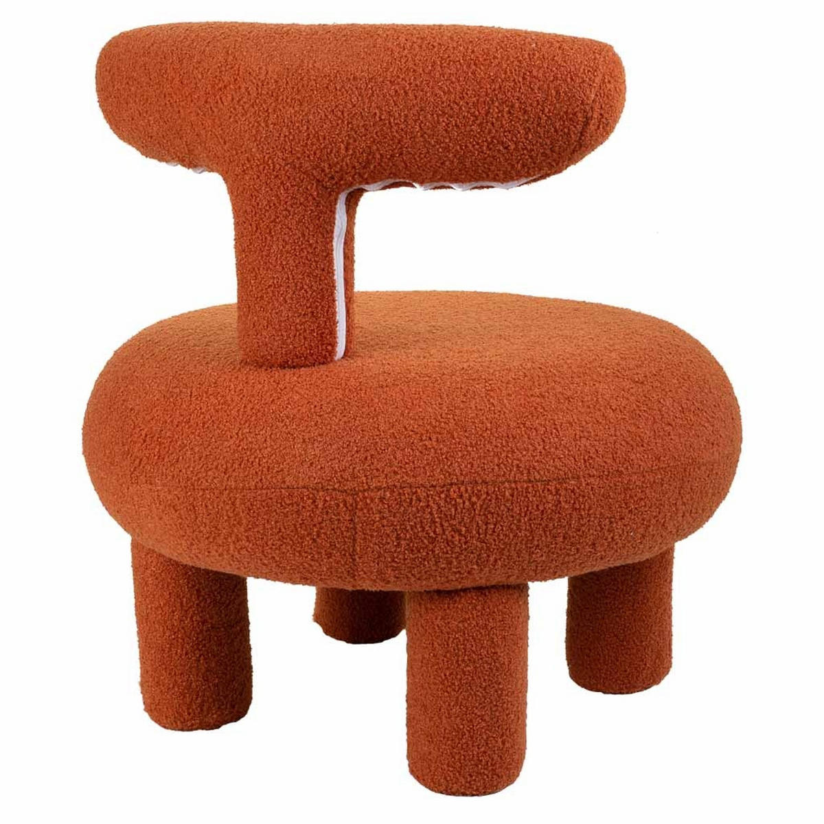 GEPOLSTERTER SESSEL 71x71x72 - Braun, Kunststoff (71/72/71cm) - Wanderlust