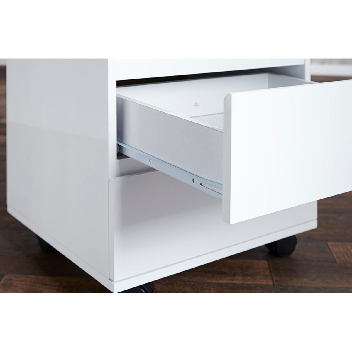 ROLLCONTAINER BIG DEAL Weiß 45 cm - Weiß, Holz (45/63/40cm) - riess-ambiente