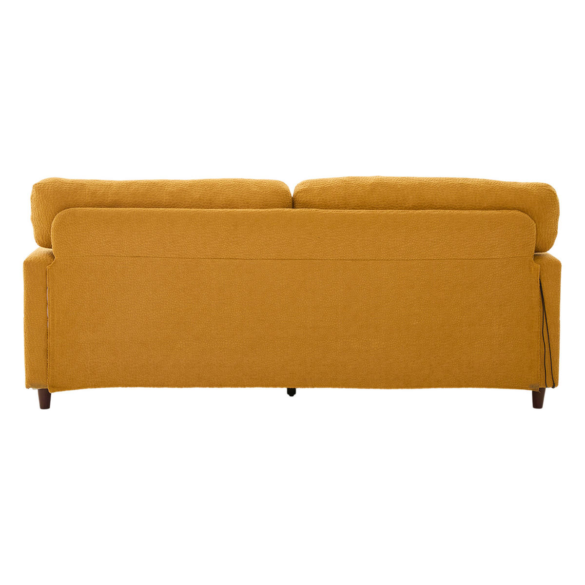 SOFA 2-Sitzer 203/77,5/86 cm Senfgelb - Gelb, Textil (77.5/86/203cm)