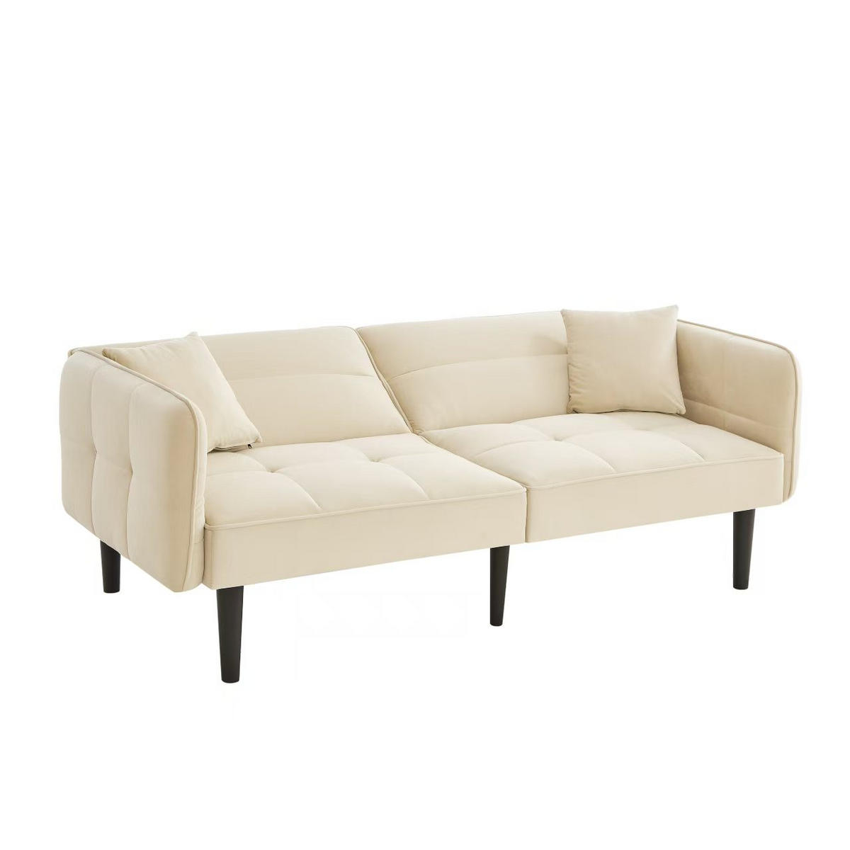 SOFA 2-Sitzer 176/78/76 cm Beige - Beige, Textil (78/76/176cm)