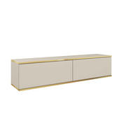 TV-LOWBOARD BEIGE - Beige, Holzwerkstoff (135/30/32cm) - FURNLUX