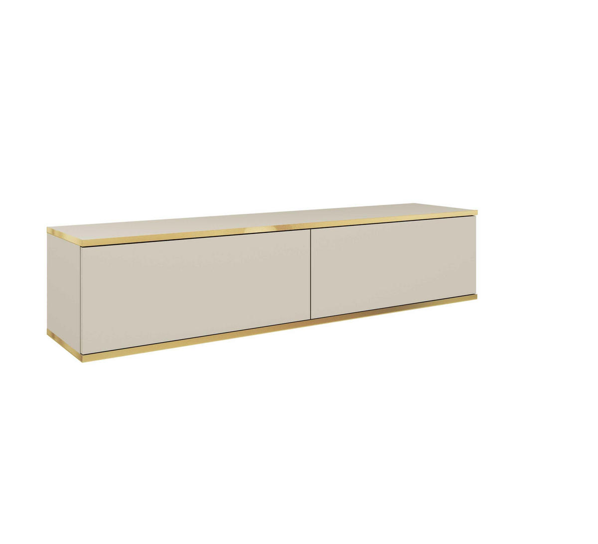 TV-LOWBOARD BEIGE - Beige, Holzwerkstoff (135/30/32cm) - FURNLUX