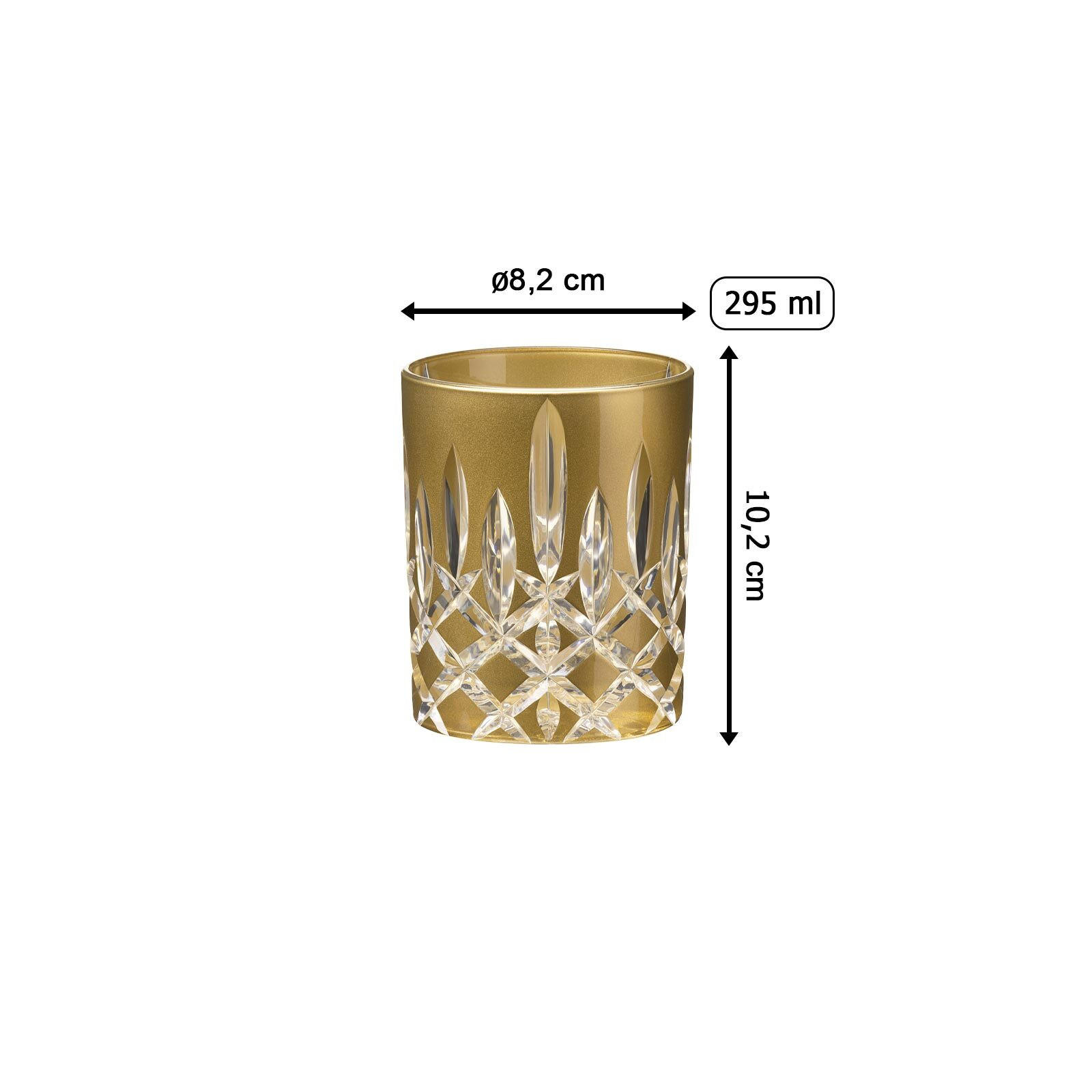WHISKYGLAS Laudon Gold 295 ml - Goldfarben, Glas (0.295L) - Riedel