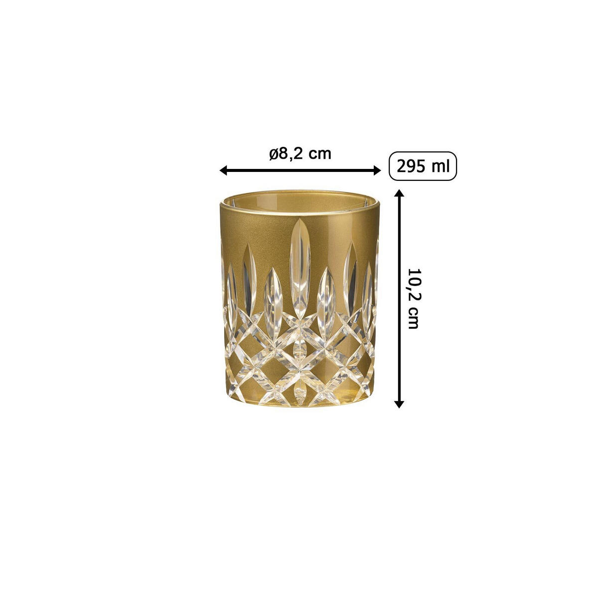 WHISKYGLAS Laudon Gold 295 ml - Goldfarben, Glas (0.295L) - Riedel