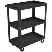 WERKZEUGWAGEN Metall Schwarz - Schwarz, Metall (35/82.5/70.5cm) - HOMCOM
