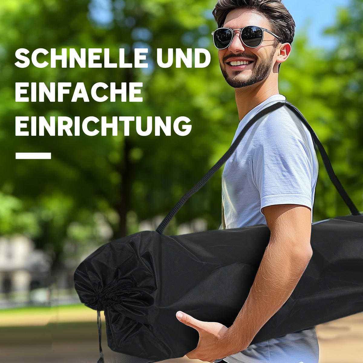 CAMPINGSTUHL Metall Oxfordstoff Blau - Blau, Textil/Metall (50/92/134cm) - Outsunny