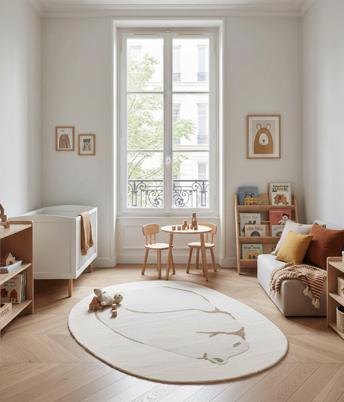 KINDERTEPPICH mit Reliefeffekt beige beige - Beige, Textil (160/229cm) - AFK Living