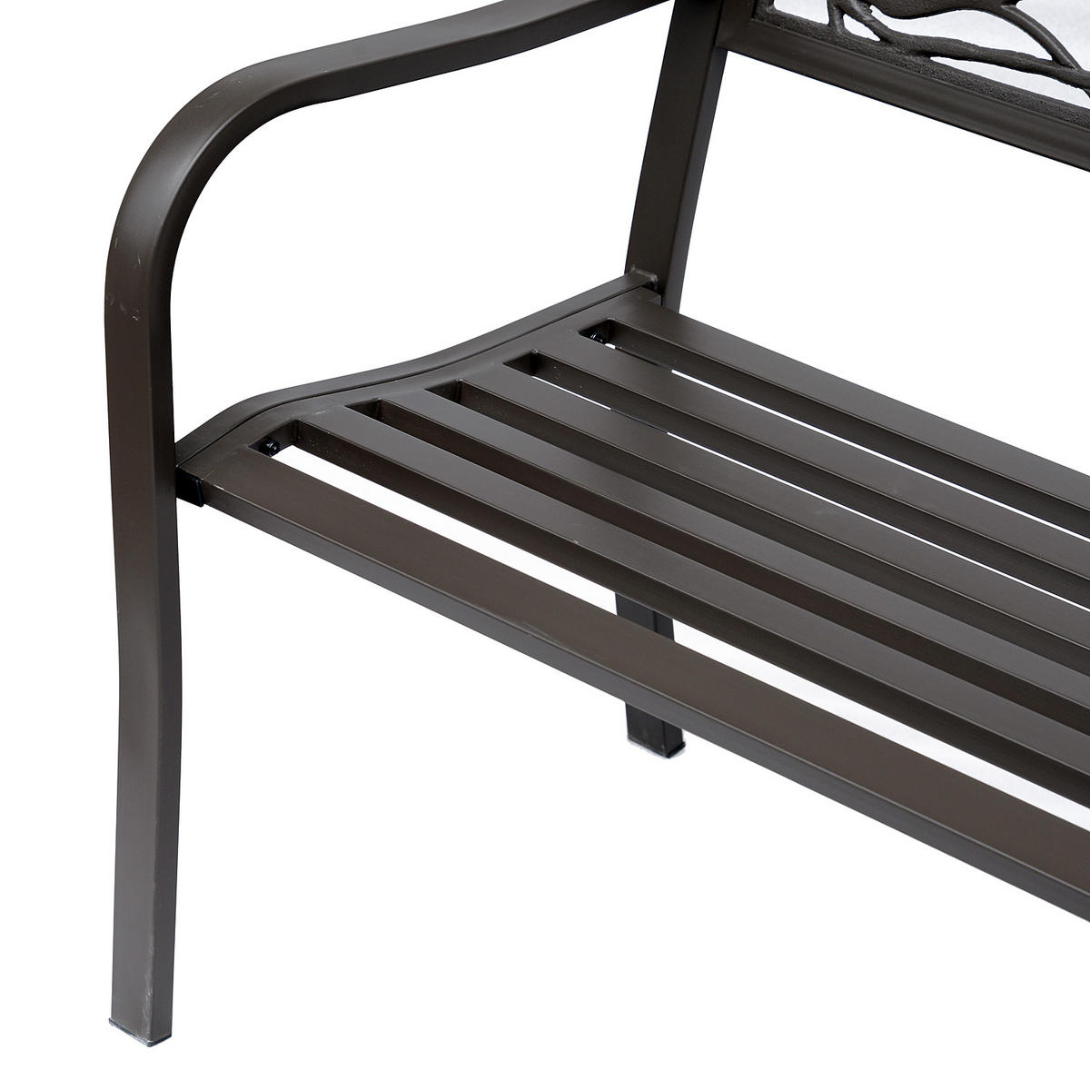 GARTENBANK DE-17750 Braun - Braun, Metall (127/85/60cm) - ComfortXL