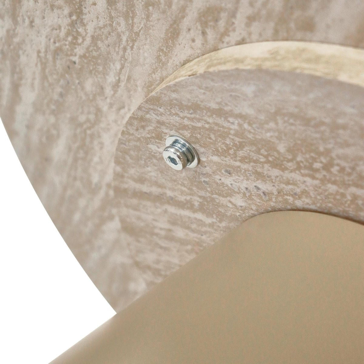 COUCHTISCHE 3er Set Beige - Beige/Schwarz, Leder/Holzwerkstoff (79/90/114cm) - Furnhouse