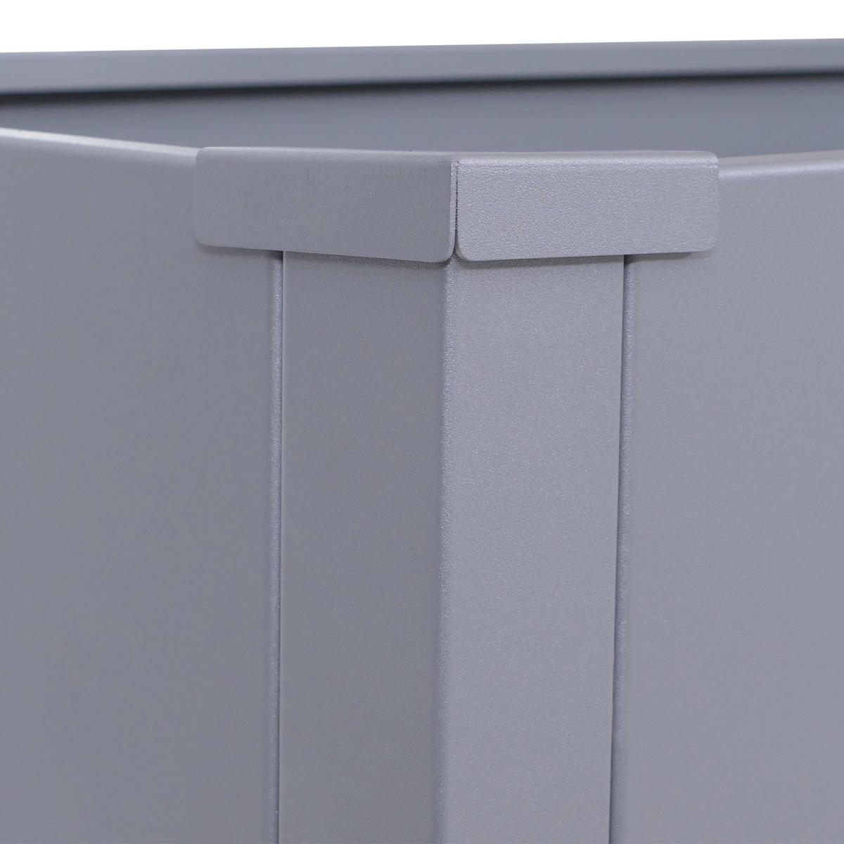 HOCHBEET Grau - Grau, Metall (100/77/50cm) - MCW