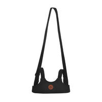 LAUFLERNHILFE Safety schwarz Riemen verstellbar Laufleine Sicherheitsgurt - Schwarz, Textil (10/60/24cm) - Cangaroo