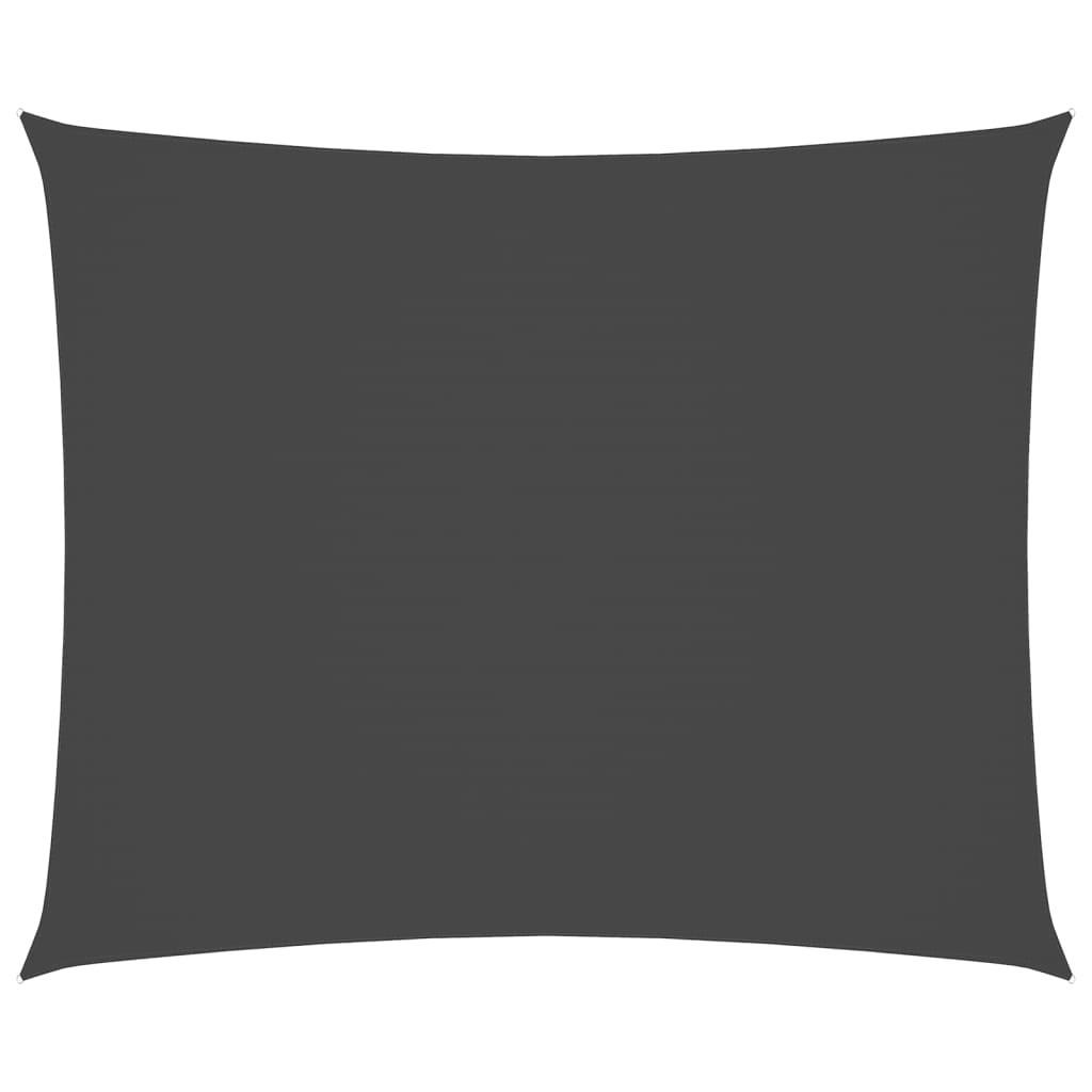 SONNENSEGEL Oxford-Gewebe Rechteckig 6/7 M Anthrazit - Anthrazit, Textil (600/700cm) - vidaXL
