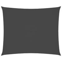 SONNENSEGEL Oxford-Gewebe Rechteckig 6/7 M Anthrazit - Anthrazit, Textil (600/700cm) - vidaXL
