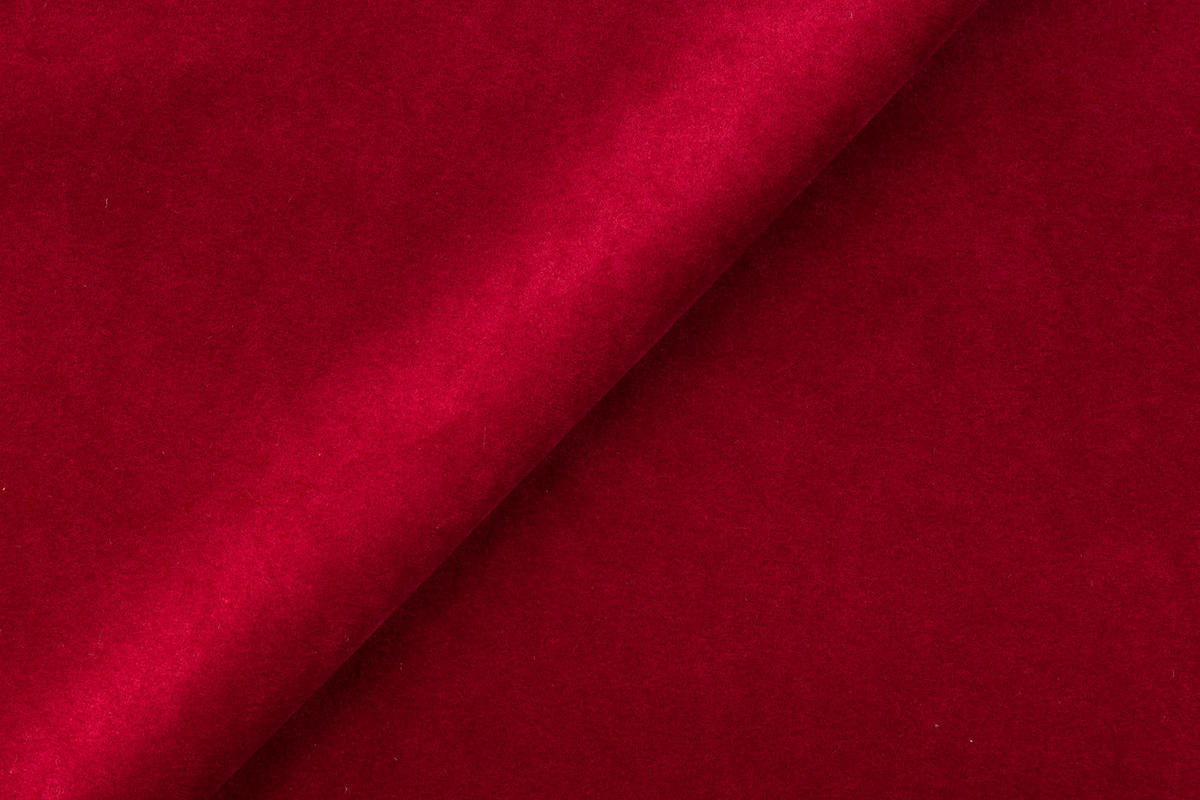 BOXBETT CRYSTAL 200/200 cm, in Rot, Premium Velours-Stoff, Bettkasten, Matratze, Topper - Rot, Textil (200/20cm) - Barchello