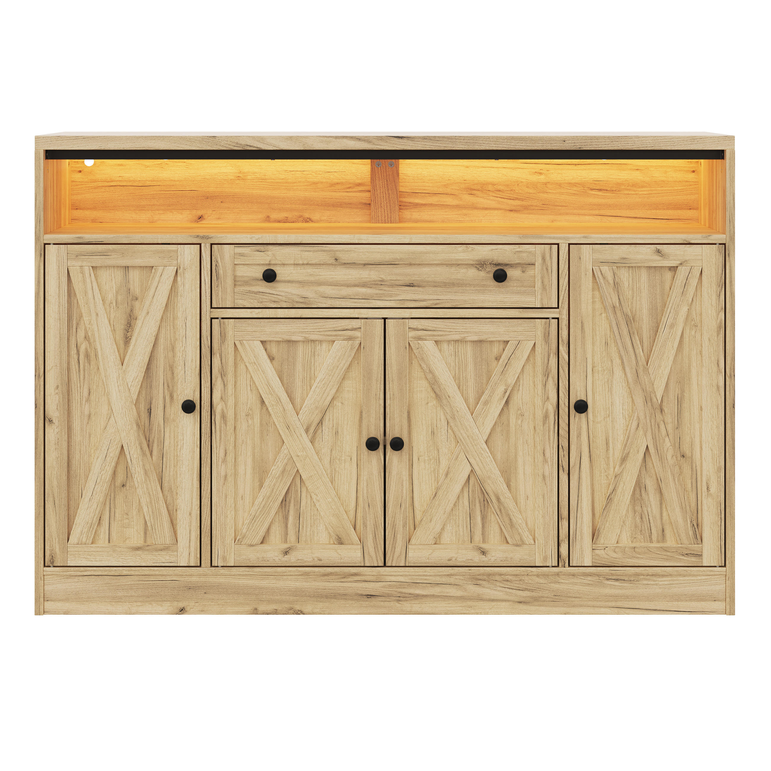 Urban Meuble Küchenschrank Natur 140x95x35 cm