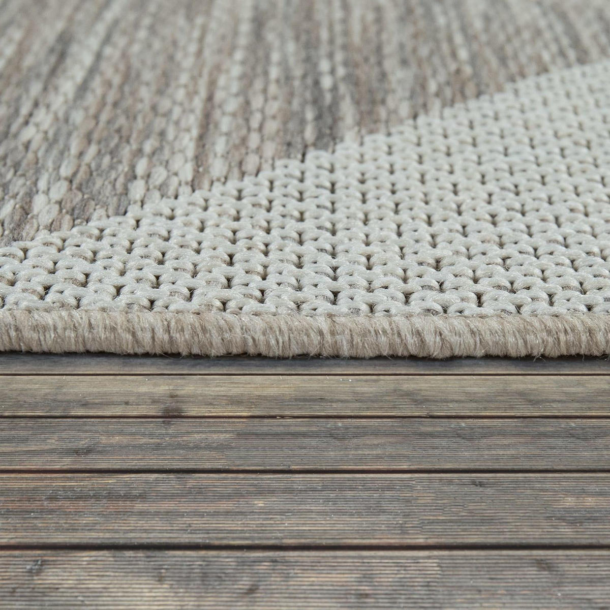 OUTDOOR-TEPPICH KORTRIJK 743 BEIGE 80X150 - Beige, Kunststoff (80/150cm) - Paco Home