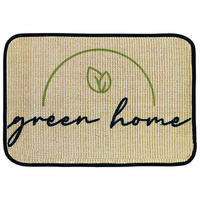 FUSSMATTE ECO-SISAL - Hellgrün, Textil (45/90cm) - WohnDirect
