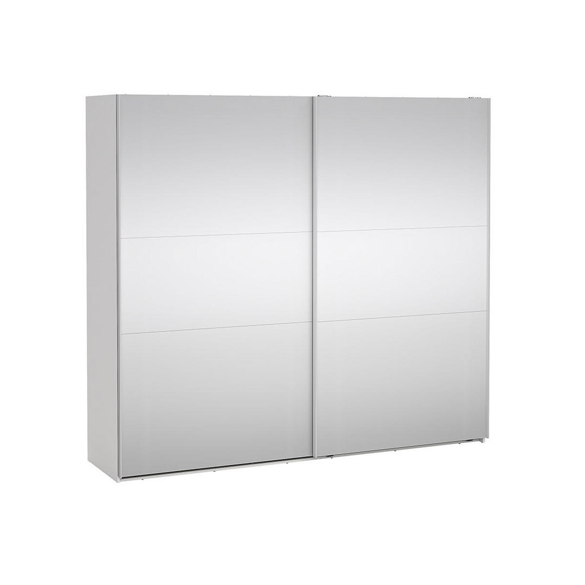 SCHIEBETÜRENSCHRANK, Como, Weiß, Holzwerkstoff, 244 x 67 x 221 cm - Weiß, Holzwerkstoff (244/221/67cm) - ebuy24