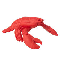 DEKOOBJEKT HUMMER - Rot, Glas/Naturmaterialien (17.5/10/24.5cm) - J-Line