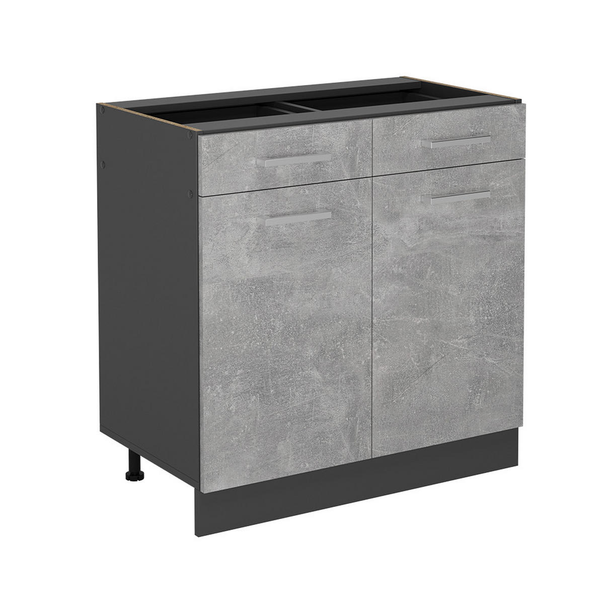 Anthrazit/Grau, Holzwerkstoff (80/81.6/46cm) - Vicco