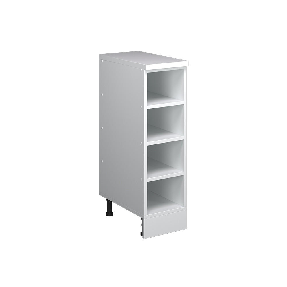 Vicco Küchenschrank Weiß, Weiß 25x83.8x46 cm