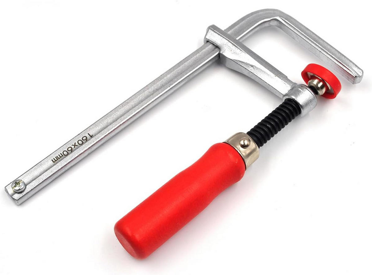 SCHNELLSPANNKLEMMEN – geeignet für Führungsschienen und MFT-Systeme – Spannweite 160 mm, Spannbereich 60 mm, 2er-Packung - Multicolor, Metall (21/9.4/1cm)
