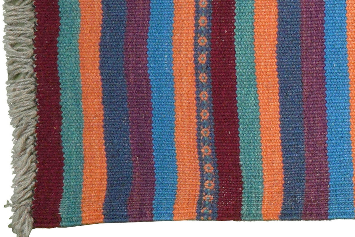 HANDWEBTEPPICH Kelim Gashgai Mehrfarbig 197/60 cm Schurwolle - Multicolor, Textil (60/197cm) - Looma