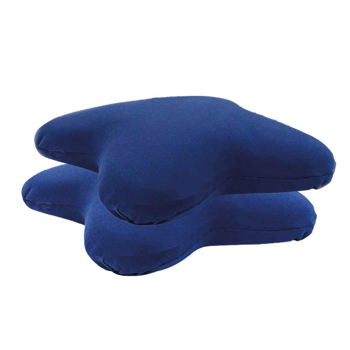 KISSENBEZUG für Schmetterlingskissen, DOPPELPACK Blau 56x48 cm - Blau, Textil (48/56cm) - casimum