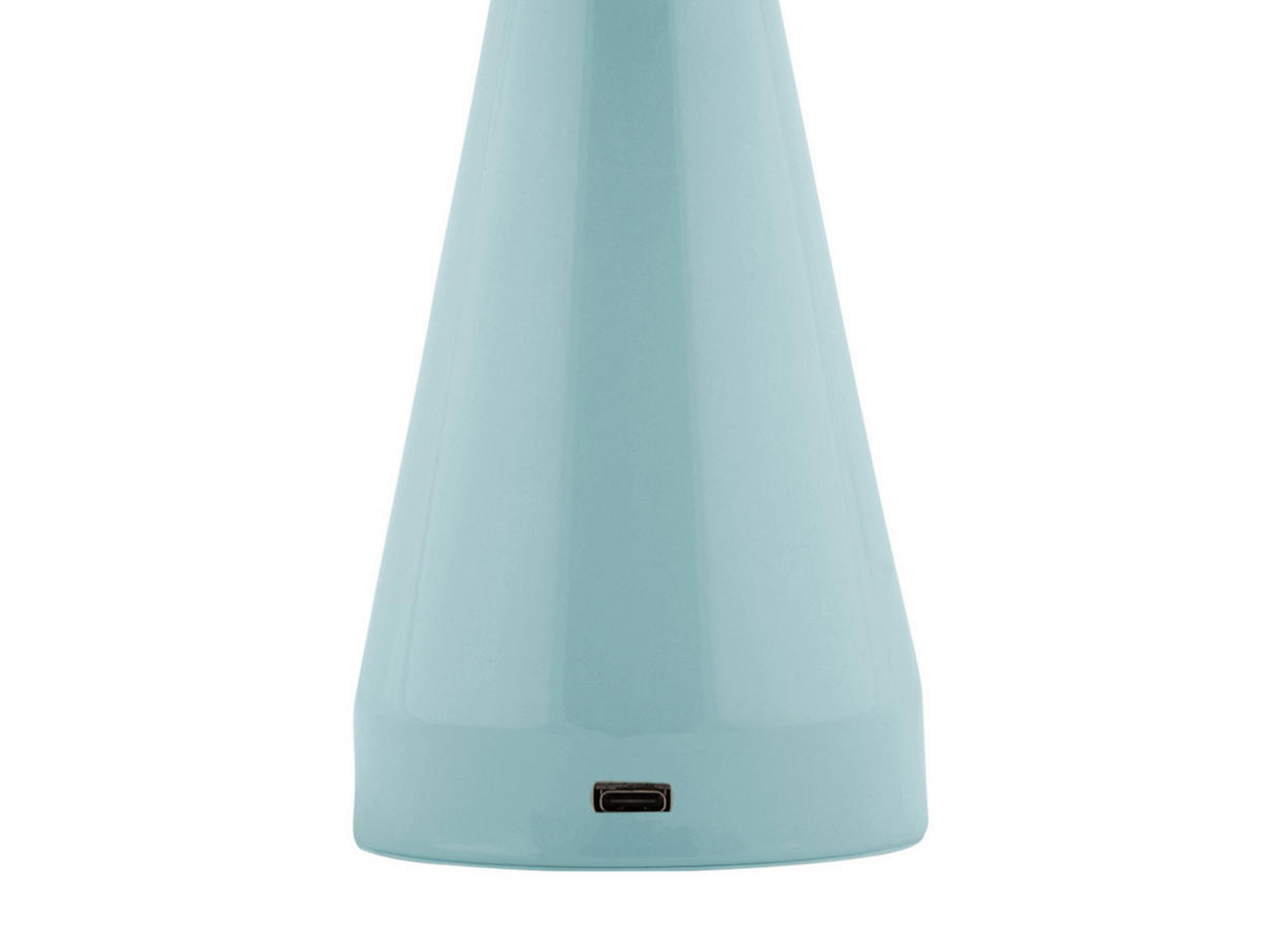 TISCHLAMPE Rachel LED 15.5/15.5/20.5 cm - Blau, Metall (15.5/15.5/20.5cm) - Leitmotiv