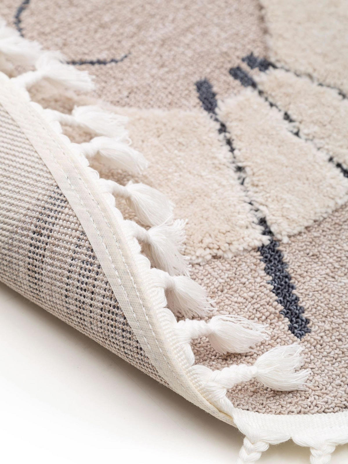 KINDERTEPPICH Kin - Beige, Textil (120/1cm) - KUNSTLOFT