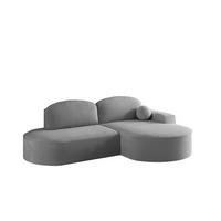 ECKSOFA Girona Mit Schlaffunktion - Dunkelgrau, Holzwerkstoff/Textil (278/179cm) - Fun Möbel